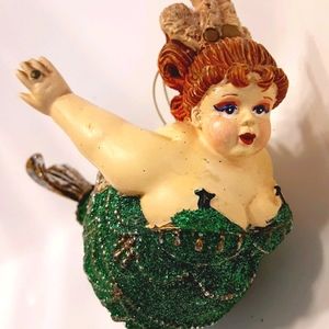Katherine's Collection Chubby Mermaid Ornament
